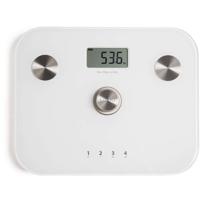 Dynamo impedantieweegschaal - LIVOO - DOM465W - Batterijloos - 6 indicatoren - Max. 150 kg - 4 profielen - LCD - Wit