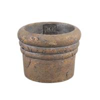 PTMD bloempot helena s bruin 12 cm | 12 stuks