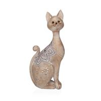 Decoratieve figuren Versa Kat 7,5 X 32,5 X 14,5 CM