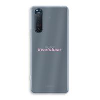 kwetsbaar: Sony Xperia 5 II Transparant Hoesje