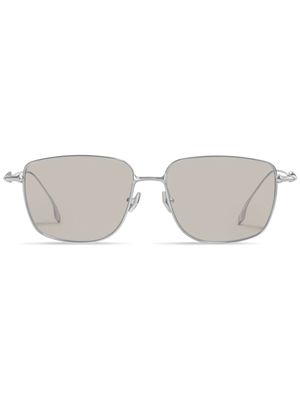 Gentle Monster lunettes de vue carrées Academya - Argent