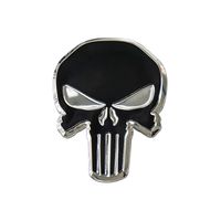 Aluminium Embleem/Logo - Skull - 7,5x5,5cm AV233299 Aluminium Embleem/Logo - Skull - 7,5x5,5cm AV233299