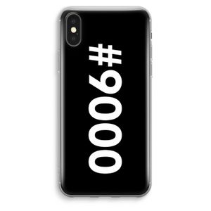 #9000: iPhone XS Max Transparant Hoesje