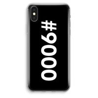 #9000: iPhone XS Max Transparant Hoesje
