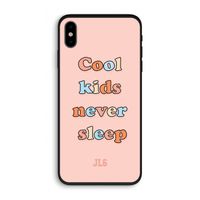 Cool Kids Never Sleep: iPhone X Biologisch afbreekbaar hoesje