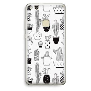 Cactusmotief: Huawei Ascend P10 Lite Transparant Hoesje