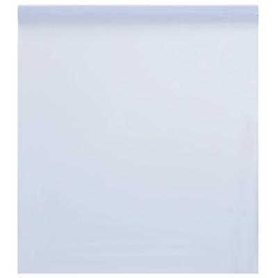 VidaXL Raamfolie statisch mat transparant wit 90x2000 cm pvc