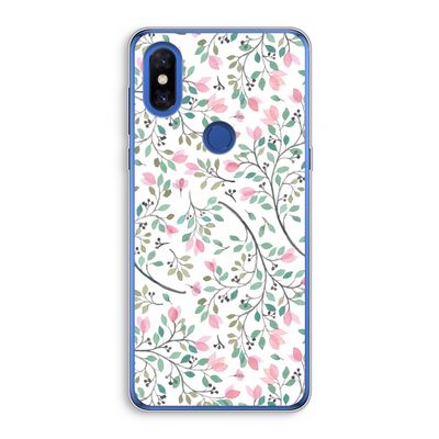 Sierlijke bloemen: Xiaomi Mi Mix 3 Transparant Hoesje