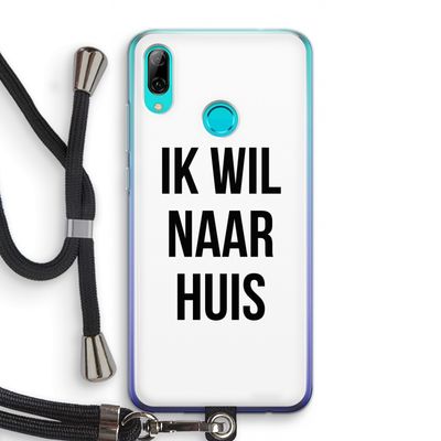 Ik wil naar huis: Huawei P Smart (2019) Transparant Hoesje met koord