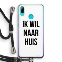 Ik wil naar huis: Huawei P Smart (2019) Transparant Hoesje met koord