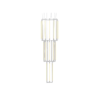 A-N-D - Pipeline Kroonluchter 12 Hanglamp A-N-D - Pipeline Kroonluchter 12 Hanglamp