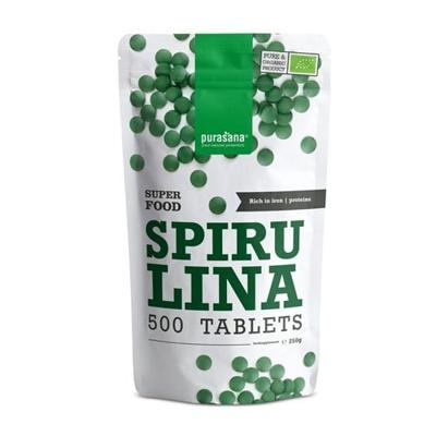 Purasana Spirulina 500mg doypacks 500Tab Purasana Spirulina 500mg doypacks 500Tab