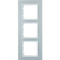 Berker 10136914 veiligheidsplaatje voor stopcontacten Aluminium, Wit - thumbnail