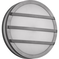 Antraciet LED Buitenwandlamp 9.5W - Warm Wit 3000K - Kunststof