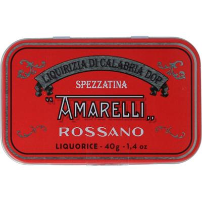 Amarelli Laurierdop liquiriz calabria blikje kleine stukjes