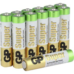 GP Super AAA batterij (potlood) Alkaline 1.5 V 12 stuk(s)