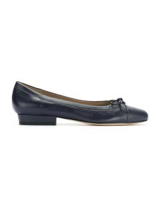 Sarah Chofakian round toe ballerinas - Bleu