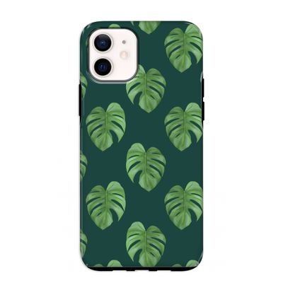 Monstera leaves: iPhone 12 mini Tough Case