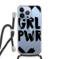 Girl Power #2: iPhone 13 Pro Transparant Hoesje met koord Girl Power #2: iPhone 13 Pro Transparant Hoesje met koord