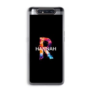 Abstract Spectrum: Samsung Galaxy A80 Transparant Hoesje