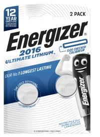 Energizer Ultimate Lithium 3V CR2016 Blister 2 stuks