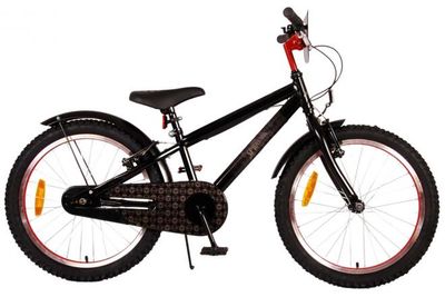 Spiderman Spider-man - kinderfiets - jongens - 20 inch - mat zwart - 2 handremmen