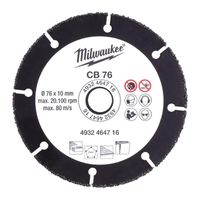 Milwaukee Accessoires Carbide Blad 76 mm - 1pc - 4932464716