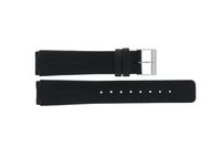 Horlogeband Skagen 433LSLB / SCREW NO PINS Leder Zwart 20mm - thumbnail