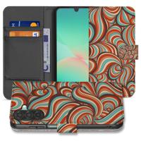 Samsung Galaxy A17 Hoesje Retro Met Pasjes En Magnetische Sluiting