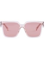 Prada Eyewear lunettes de soleil à monture rectangulaire - Rose