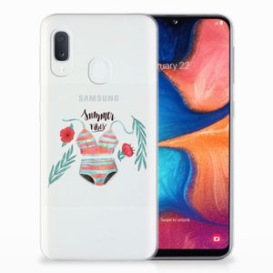 Samsung Galaxy A20e Telefoonhoesje met Naam Boho Summer