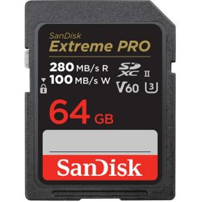 SanDisk Extreme Pro 64GB SDXC Geheugenkaart