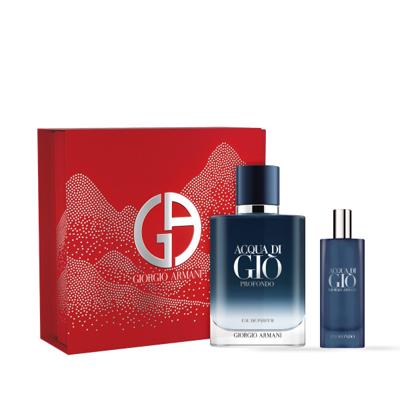 Giorgio Armani Acqua di Gio Profondo Pakket Eau de Parfum Gift Set Giorgio Armani Acqua di Gio Profondo Pakket Eau de Parfum Gift Set