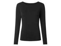 esmara Dames longsleeve (Zwart, XS (32/34)) - thumbnail