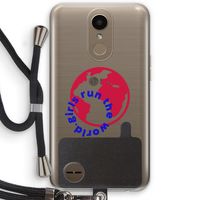 Run The World: LG K10 (2017) Transparant Hoesje met koord