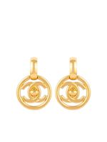 CHANEL Pre-Owned boucles d'oreilles pendantes à fermoir CC (1997)