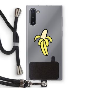 Banana: Samsung Galaxy Note 10 Transparant Hoesje met koord