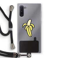 Banana: Samsung Galaxy Note 10 Transparant Hoesje met koord