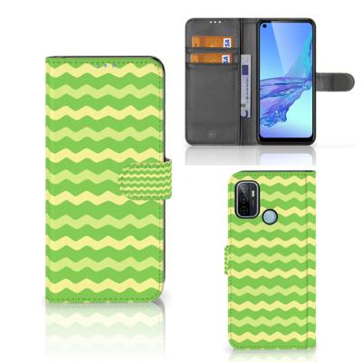 OPPO A53 | OPPO A53s | Telefoon Hoesje | Waves Green