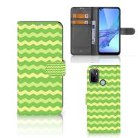 OPPO A53 | OPPO A53s | Telefoon Hoesje | Waves Green