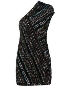 Missoni Pre-Owned haut métallisé à une épaule (années 2000) - Noir