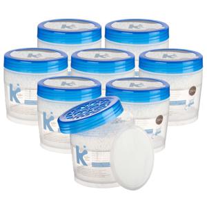 Vochtvanger 250ml - 8x - opneem korrels - Tegen schimmel/condens/geur - kelder/garage/huis/kasten