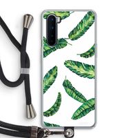 Lange bladeren: OnePlus Nord Transparant Hoesje met koord