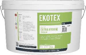 ekotex muurverf extra hygiene zijdemat kleur 12.5 ltr