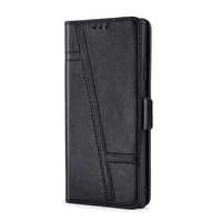 Samsung Galaxy S21 Plus hoesje - Bookcase - Pasjeshouder - Portemonnee - Patroon - Kunstleer - Zwart