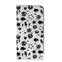 Mobiel BookCase iPhone 15 Pro Silver Punk - thumbnail