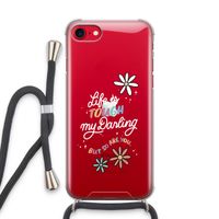 Tough Life: iPhone SE 2020 Transparant Hoesje met koord