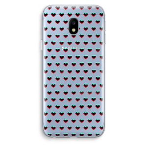 Hartjes: Samsung Galaxy J3 (2017) Transparant Hoesje