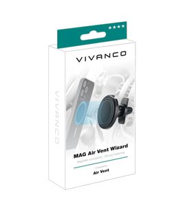 Vivanco MAG Wizard Ventilatierooster Telefoonhouder voor in de auto 360° draaibaar