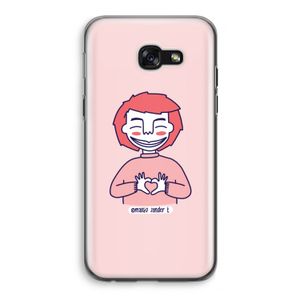 Hartje: Samsung Galaxy A5 (2017) Transparant Hoesje